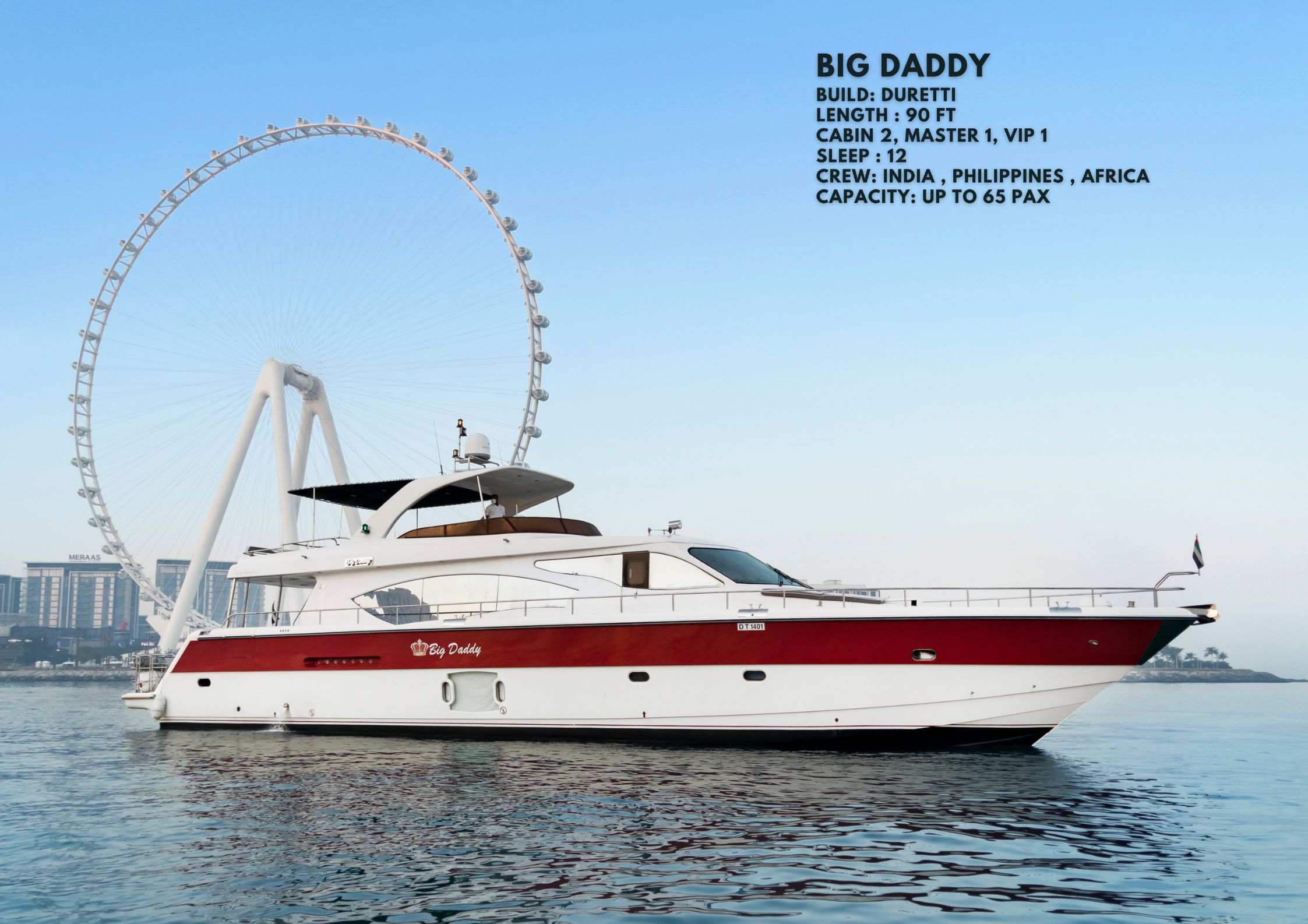 90ft yacht dubai marina